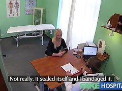 FakeHospital Doctors cock heals sexy squirting blondes injury
