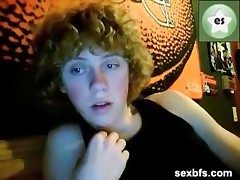 Curly seta webcam twink jerks off