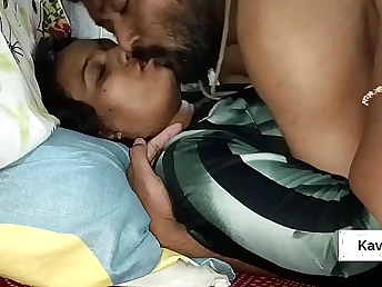 Kavita coupled with Tatya's homemade Indian threesome: Desi, kissing, coupled with more!