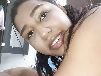 Wild Indian college chick with gigantic boobies gets humped in uncensored JAV movie