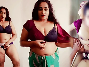 Desi aunty gets mischievous and romps her step-brother-in-law's hubby with a vibro