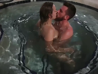 Mya Lane gets caught in public and pulverizes like a pro in a super hot bath