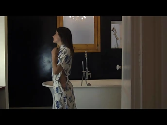 Black-haired Ena Appetizing takes off and heads mischievous in the kitchen - Strenuous four-20 minute Ena Delicious Kitchen Intercourse