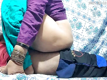 Hot Indian x gets wild in the guest room with homemade 69 action