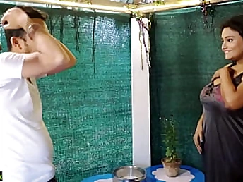 See Indian Bhabhi Suya025 get surprise from the rear fuck-a-thon with her buxomy Indian buddy