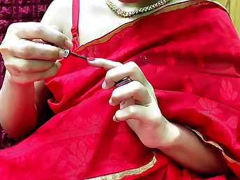 Stepbro's cock pounds Bhabhi's Indian MILF pussy in hot homemade have sexual intercourse boxing-match