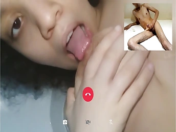 Moroccan crimson-sizzling movie call 2021 - Glorious Moroccan damsel gets off with her fat congenital baps