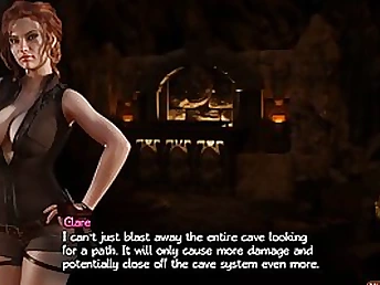 Smoking super-fucking-hot ginger-haired animated girl gets jugs fellated