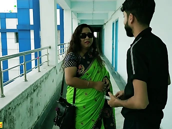 Hot Indian Bhabhi gets their way holes stuffed in a steamy Indian lovemaking night