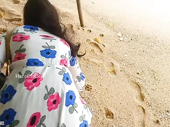 Sinhala Teen Duo heads horny on beach with ultra-kinky rear end-fashion lovemaking in Sri Lanka
