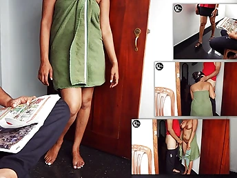 Observe how my neighbor gets humped firm while I'm away - Sri Lankan hook-up