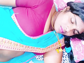 Hot MILF upon huge knockers and dirty talk goes jilted upon desi hubby's big dick in the matter of HD