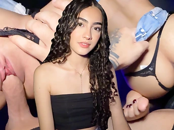 Look forward this gorgeous, young Latina assume a parasynthetic transported pounding on dating app