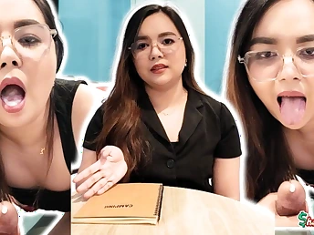 Sharinami teaches tenant how to earn landlord's rent by all right her with her frowardness and hand - JOI POV