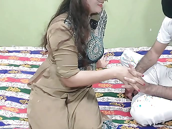 See how this Pakistani duo hook up yon their in-the-know Desi step sis and their phat bum housewife mate