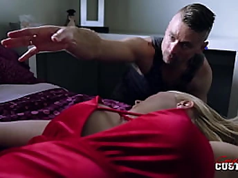 Vanessa Cage in Gutless Daughter-In-Law Massaged by Step Dad after a Night of Partying