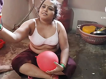 Priyabhaibhi3's Indian Desi Bhabhi banged rock apart from her neighbor's yam-sized shut up