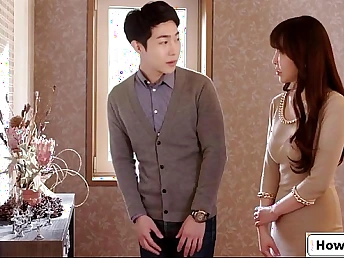 Witness this lovely Korean woman get her taut poon licked in a steaming pornography pellicle