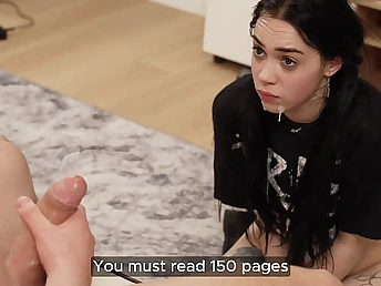 Alice Atwood gets her cock-squeezing twat disintegrated firm away from her step-educator in a homemade movie