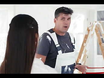 Kristof Cale & Milancheek get their cock-squeezing fuckholes porked by a red-hot push off beside Housewife Freeuse Time Interrupt Porn