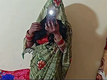 Function bro dresses up as A a gorgeous Desi bhabhi for hammer away artful time and fucks the brush tight rear end wide hammer away bedroom