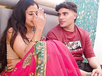 Indian Desi women Hardcore Having it away Video with Husband and Boyfriend Threesome Video