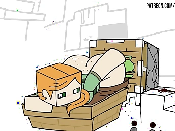 Alex Luvs Pistons in Minecraft, an physical hentai fantasy set