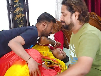 Desi Bhabhi Indian wife cheats on husband with a hot desi small fry in front be useful to camera