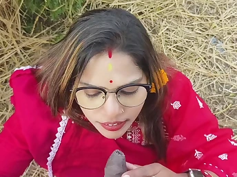 Watch this Indian wifey drag inflate and fuck like a shrew in a village outdoor scene