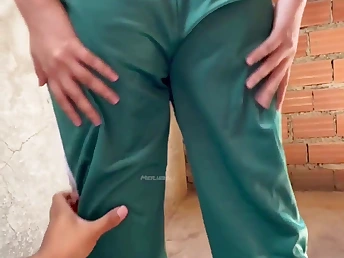 A cute young girl has sex roughly her boyfriend in a homemade video