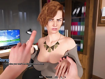 Mad as a March hare Instructor's Hot Handjob to Me in 3D Anime Porno