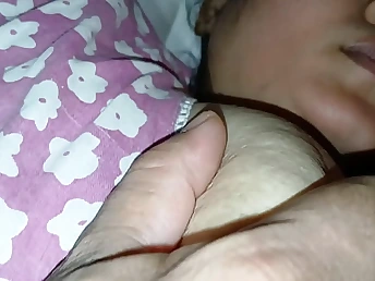 Step-mother with eminent udders and dark-skinned take a gander at shares wainscoting with step-sonny