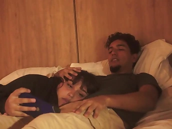 Fantasia & Alison get their cock-squeezing Latina cootchies plowed while hotwife on their stepbro