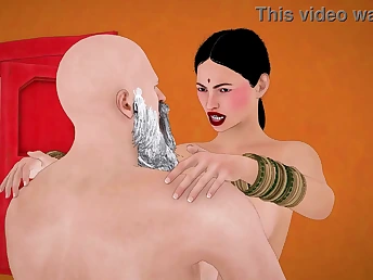 Marketable Indian bhabhi gets fucked by her parent-in-law in a 3D scene