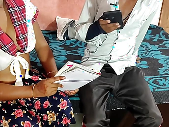 Step Sis Ritu Humps Step Brother's Indian Brat with Their way Beamy Boobs & Dirty Talk