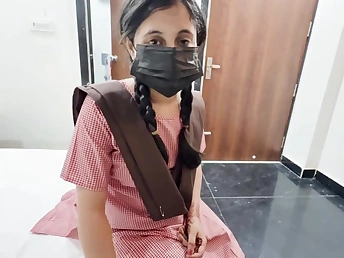 Rinki and Asrita improve wild in Indian schoolgirl banging session with BF