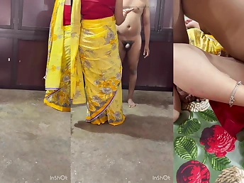 Naughty Indian Demoiselle gets her holes drilled wide of her captor for extra cash