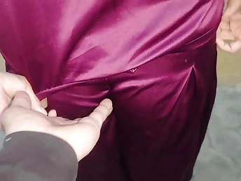 Priya & Arsal lodgings clothes and move down and squishy with each other