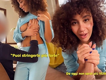 Watch Beatrice Segreti's exclusive role play with a hot MILF and her glistening snatch