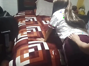 Astrid Super-cute, the steamy Brazilian code of practice girl, gets horny approximately her classmate in Prexy hot student unvarying