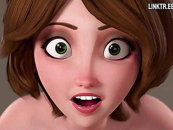 Cass's very first time less the bum with Ass fucking - Redmoa's animation arrivisme comes to life!