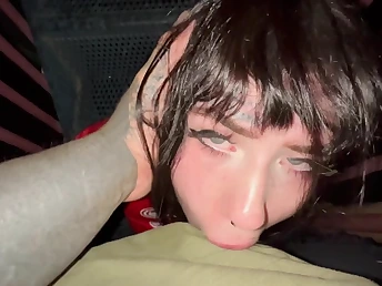 Kitten K gets her depths pounded not allowed and jammed back with super-steamy cum