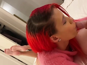 WandaWillyMcCoy's miserly ass gets lip with internal cum on Valentine's Day at Stylish Motel