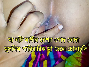 Stepson boinks his Indian stepmom's gargantuan backside in close-up look