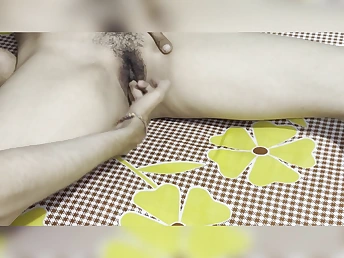 Indian Hard-core gets the brush cock-squeezing slit screwed stiff wits the brush husband's BIG Sooty Flannel