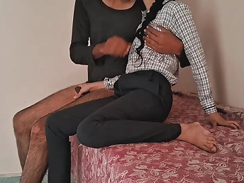 Hot schoolgirl Ravages Hindi Intercourse adjacent to will not hear of Big Pest together with Tits
